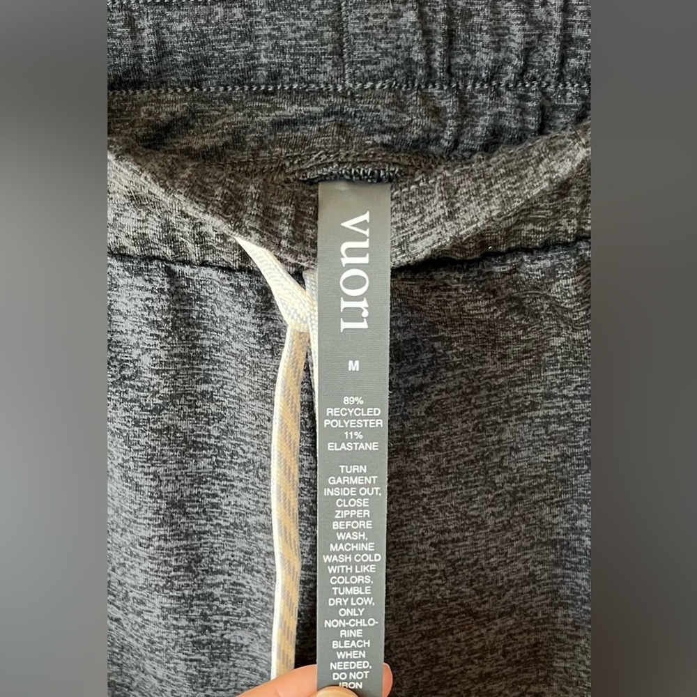 Vuori Halo Essential Wide Leg Pants Women's Size Medium Heather Grey - Picture 5 of 9